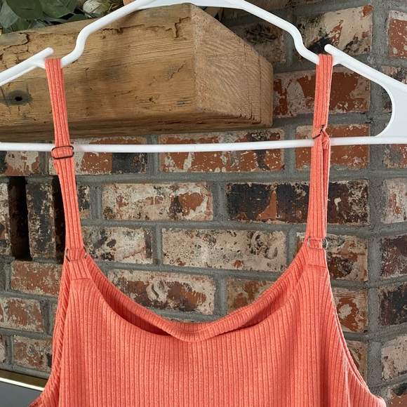 Vici - Bodycon Dress - M - Coral/Orange - Picture 2 of 6